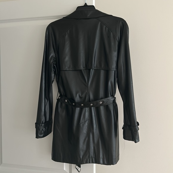 Michael Kors Belted Rain Jacket, Size MP - Picture 2 of 14